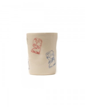 Beige Brain Dead Devendra Banhart X Ceramic Cup Homeware | USA FRYA69854