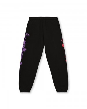 Black Brain Dead Boy Harsher Sweat Pant | USA FSWO17254