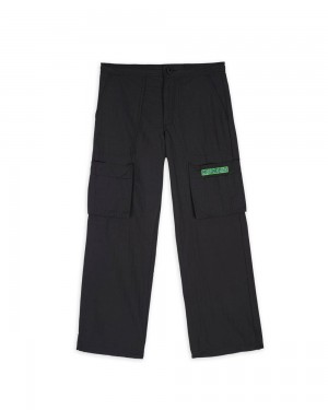 Black Brain Dead Knife Pleat Run Pant | USA BFAY49786