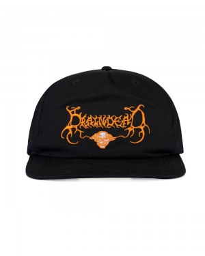 Black Brain Dead Skull Emperor Hat | USA GAMT50341