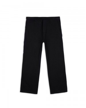 Black Brain Dead Washed Hard Ware/Soft Wear Carpenter Pant | USA YFAJ76824