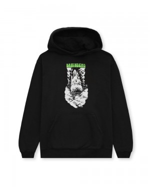 Black Brain Dead X Dungeons & Dragons Castle Hoodie | USA XYUK49671