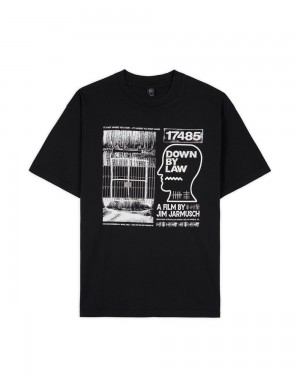 Black Brain Dead X Jim Jarmusch Down By Law T-Shirt | USA WPIK92054