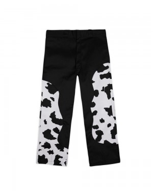 Black White Brain Dead Dickies Organic Panel 874 Original Pant | USA IJHW97561