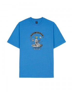 Blue Brain Dead Fantasy Realms T-Shirt | USA TKFR37540