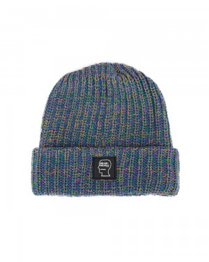 Blue Brain Dead Logohead Beanie | USA WKCX71928