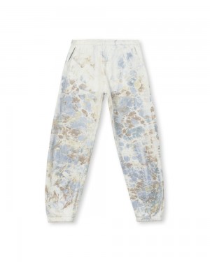 Blue Brain Dead Marble Dye Sweat Pant | USA YNSD07912