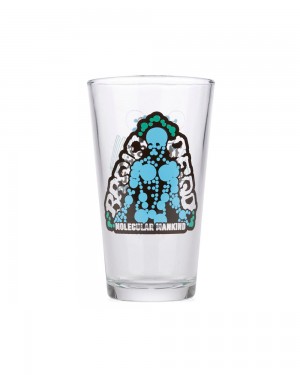 Blue Brain Dead Thirst Illusion Pint Glass Homeware | USA VZXI16072