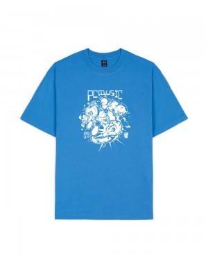 Blue Brain Dead X Pc Music T-Shirt | USA XQFH81039