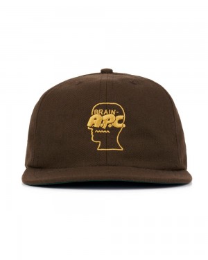 Brown Brain Dead X A.P.C. "35" Hat | USA LEAH45978