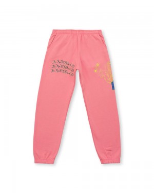 Coral Brain Dead Jazz Flute Sweat Pant | USA EVGK31605