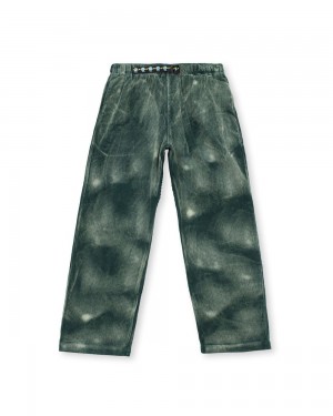 Green Brain Dead Bleached Cord Climber Pant | USA HTLV50261