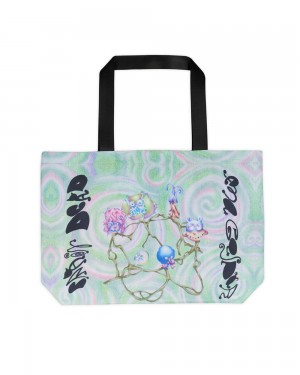 Green Brain Dead Gaspar Twig Friends Tote Bag | USA TGWI62370