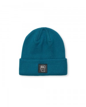 Green Brain Dead Logo Head Beanie | USA WASU27850