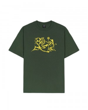 Green Brain Dead New Age T-Shirt | USA BDHQ98514