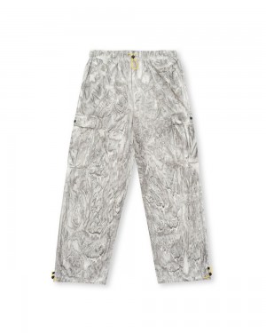 Grey Brain Dead Liquid Dye Flight Pant | USA OGND93840