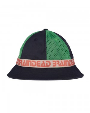 Multicolor Brain Dead Vision Mesh Paneled Bucket Hat | USA FJYO39184