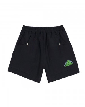 Navy Brain Dead Cotton Nylon Utility Shorts | USA SDGY14768