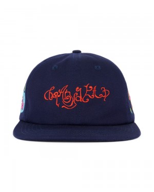 Navy Brain Dead River 6 Panel Cap | USA UGLY08743