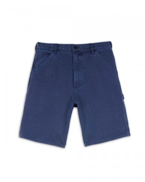 Navy Brain Dead Washed Hard Ware/Soft Wear Carpenter Shorts | USA TORY73086