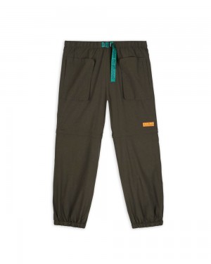 Olive Brain Dead Taslan Convertible Pant | USA LVPC32817