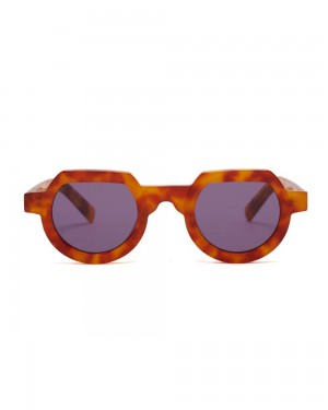 Orange Brain Dead Tani Post Modern Primitive Eye Protection Sunglasses | USA BFYK74390