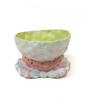 Pink Brain Dead Joey Watson Hydroplane Ceramic Bowl Homeware | USA DGBN29604