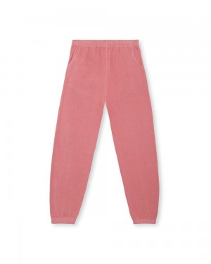 Pink Brain Dead Reverse Fleece SweatW/Pvc Pant | USA UPWQ81240