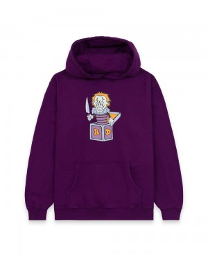 Purple Brain Dead Clownin' Hoodie | USA SLOV98064