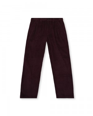 Purple Brain Dead Extra Wide Wale Cord Pant | USA GTZW57894