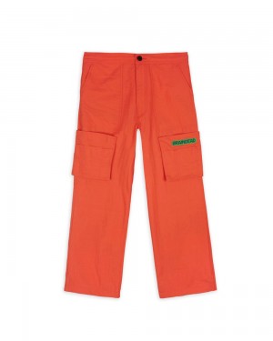 Red Brain Dead Knife Pleat Run Pant | USA OPFM45829