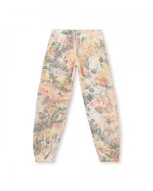 Red Brain Dead Marble Dye Sweat Pant | USA VNCX47138