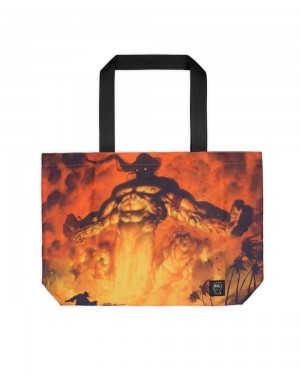 Red Brain Dead X Magic: The Gathering Mahamoti Djinn Tote Bag | USA GJLM72485