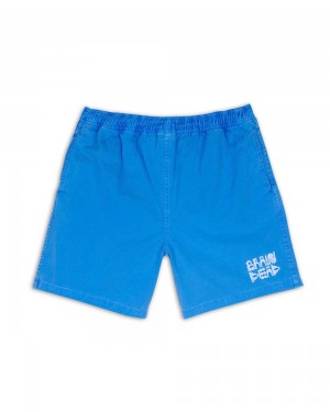 Royal Blue Brain Dead Pigment Core Shorts | USA EBCG91834