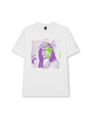 White Brain Dead Eyedress T-Shirt | USA MFNI27168