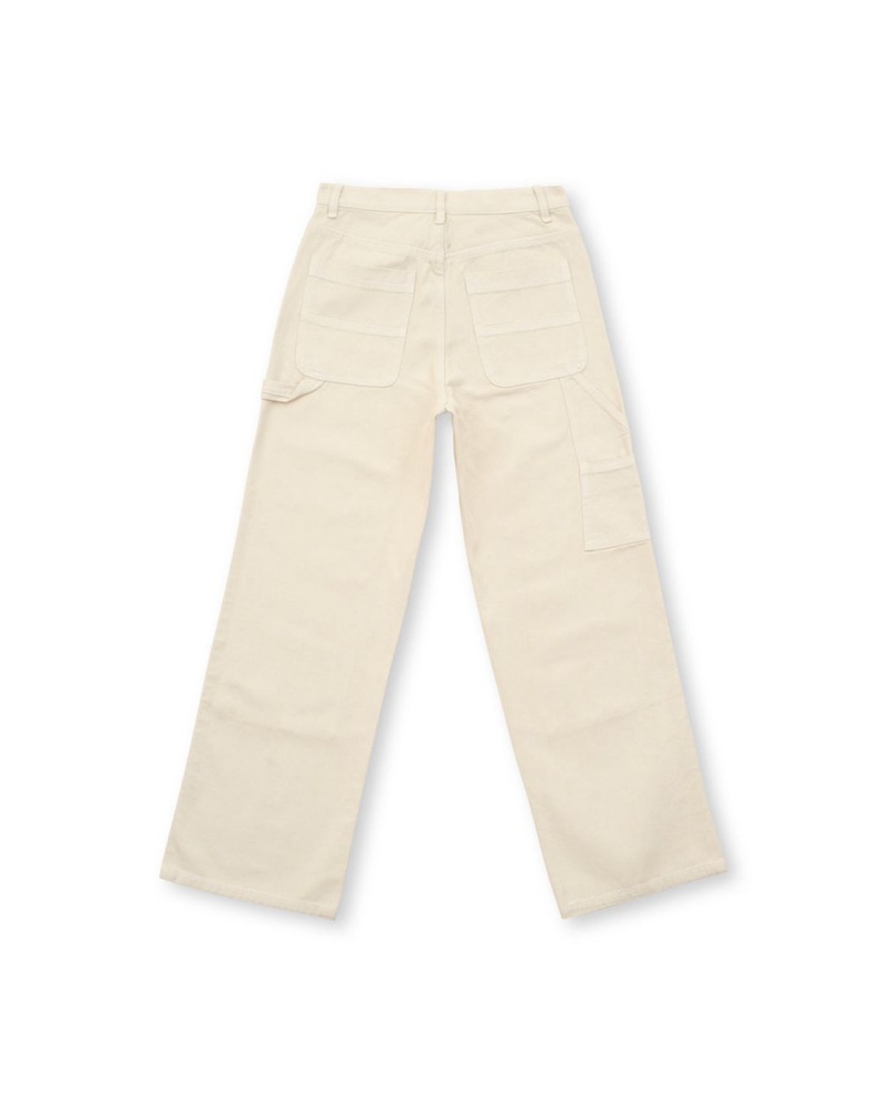 Beige Brain Dead Double Knee Utility Pant | USA CZGY69817