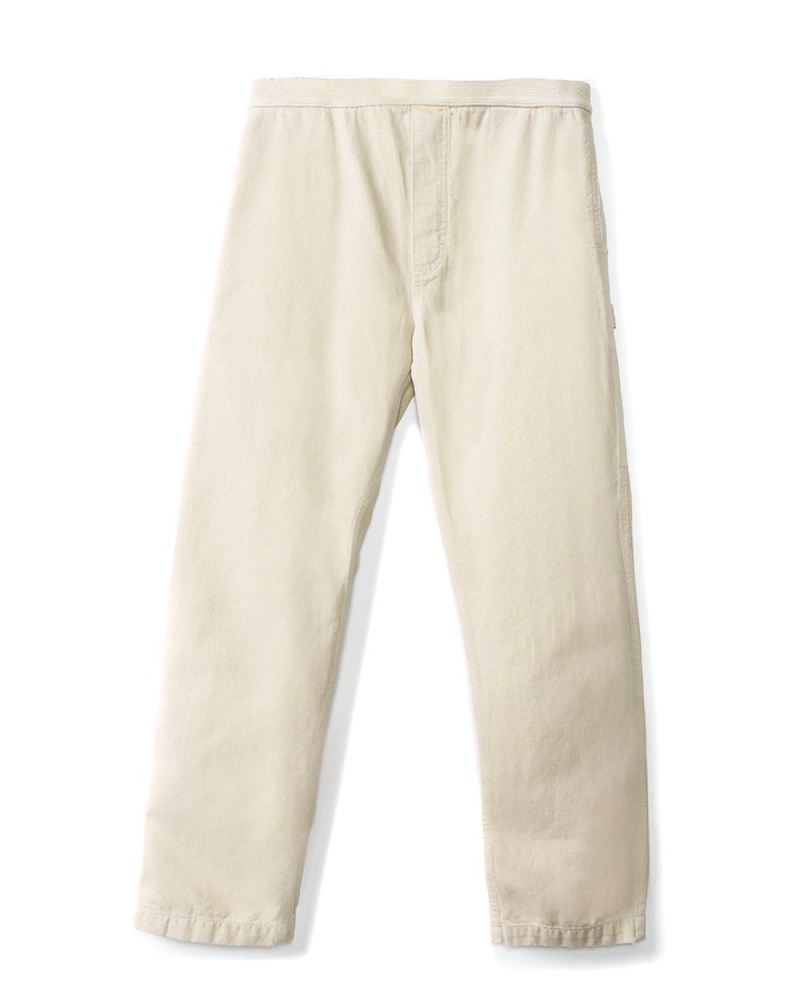 Beige Brain Dead Hard/Software Velcro Carpenter Pant | USA KWOY46281