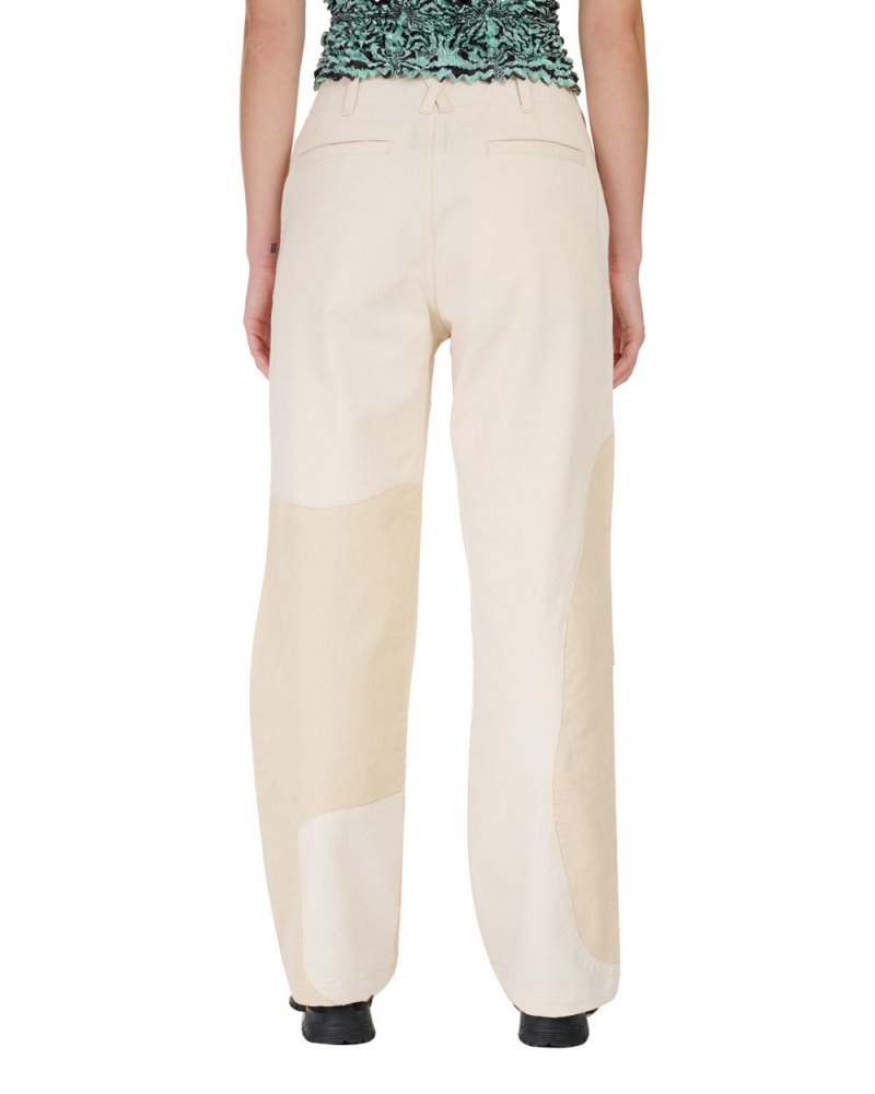 Beige Brain Dead Organic Panel Pant | USA HRMW74658