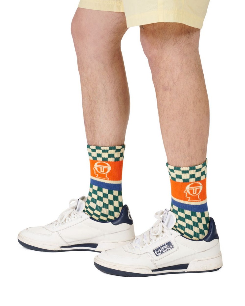 Beige Brain Dead Sergio Tacchini X Socks | USA FCQP21634