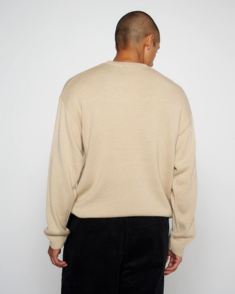 Beige Brain Dead Spray Can Sweater | USA NLYU72164