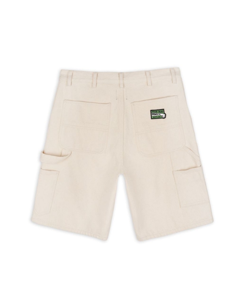 Beige Brain Dead Washed Hard/Softwear Carpenter Shorts | USA OWFB35419