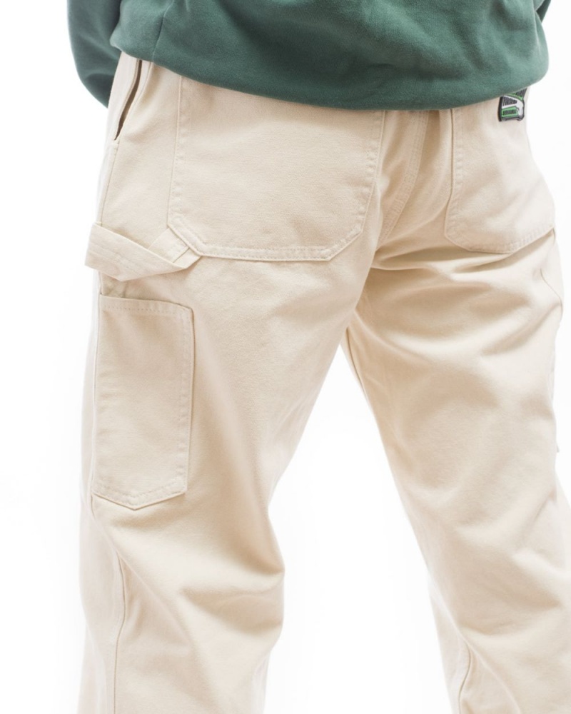 Beige Brain Dead Washed Hard/Softwear Carpenter Pant | USA AHCO81706