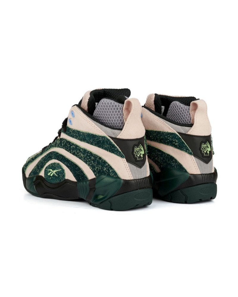 Beige Green Brain Dead Reebok Shaqnosis Shoes | USA MQEZ75694