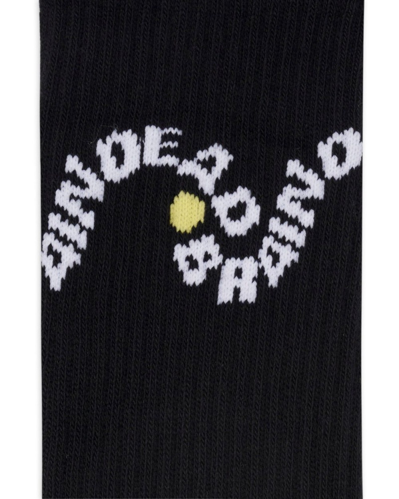 Black Brain Dead Bd Waves Socks | USA HNXL73546