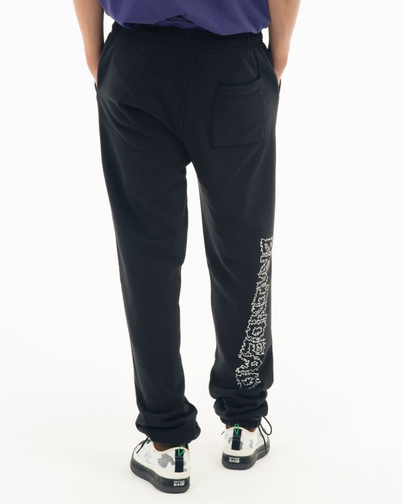 Black Brain Dead Braindead Dreams Sweat Pant | USA EAHL60921