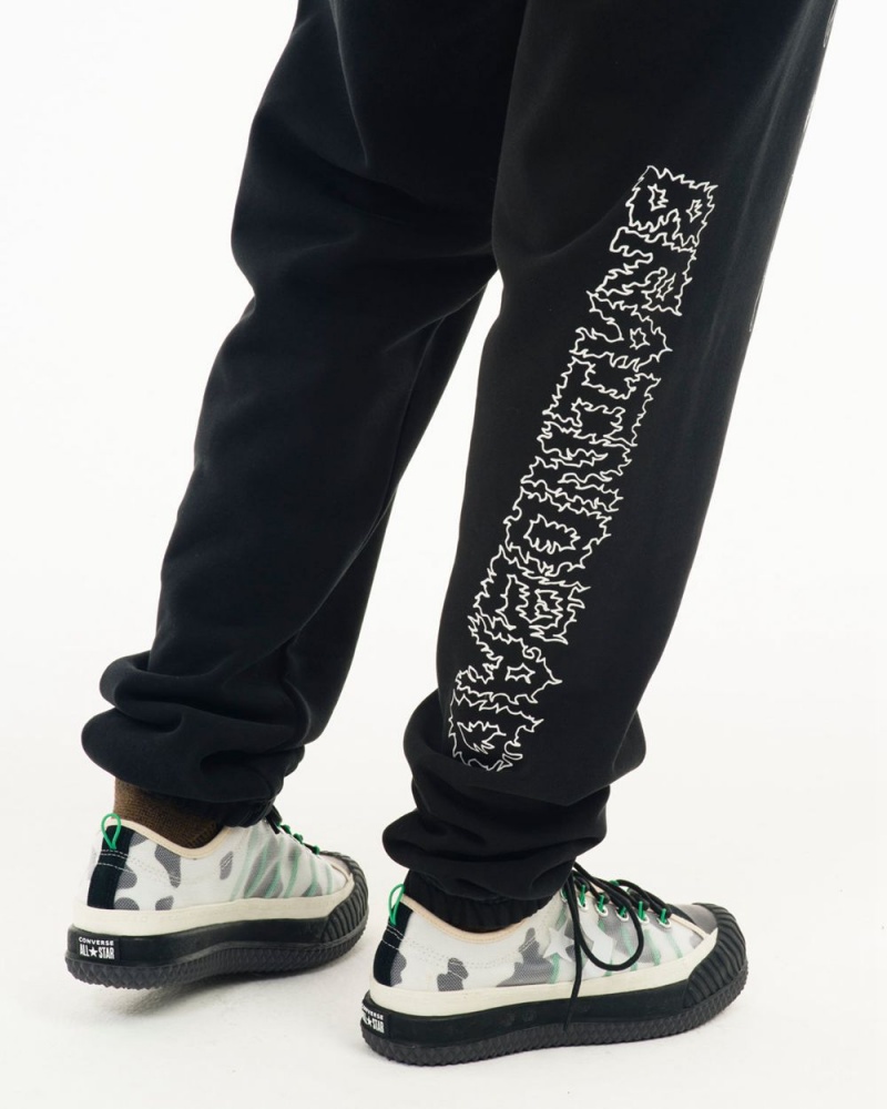 Black Brain Dead Braindead Dreams Sweat Pant | USA EAHL60921