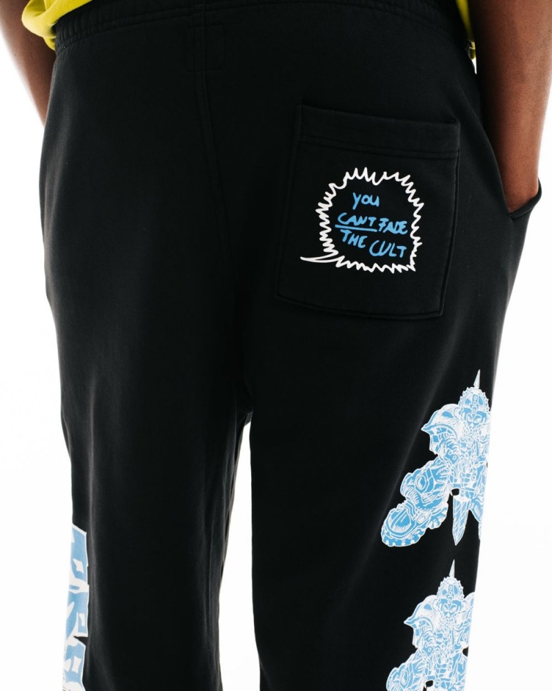 Black Brain Dead Brolic Sweat Pant | USA HJCI74291