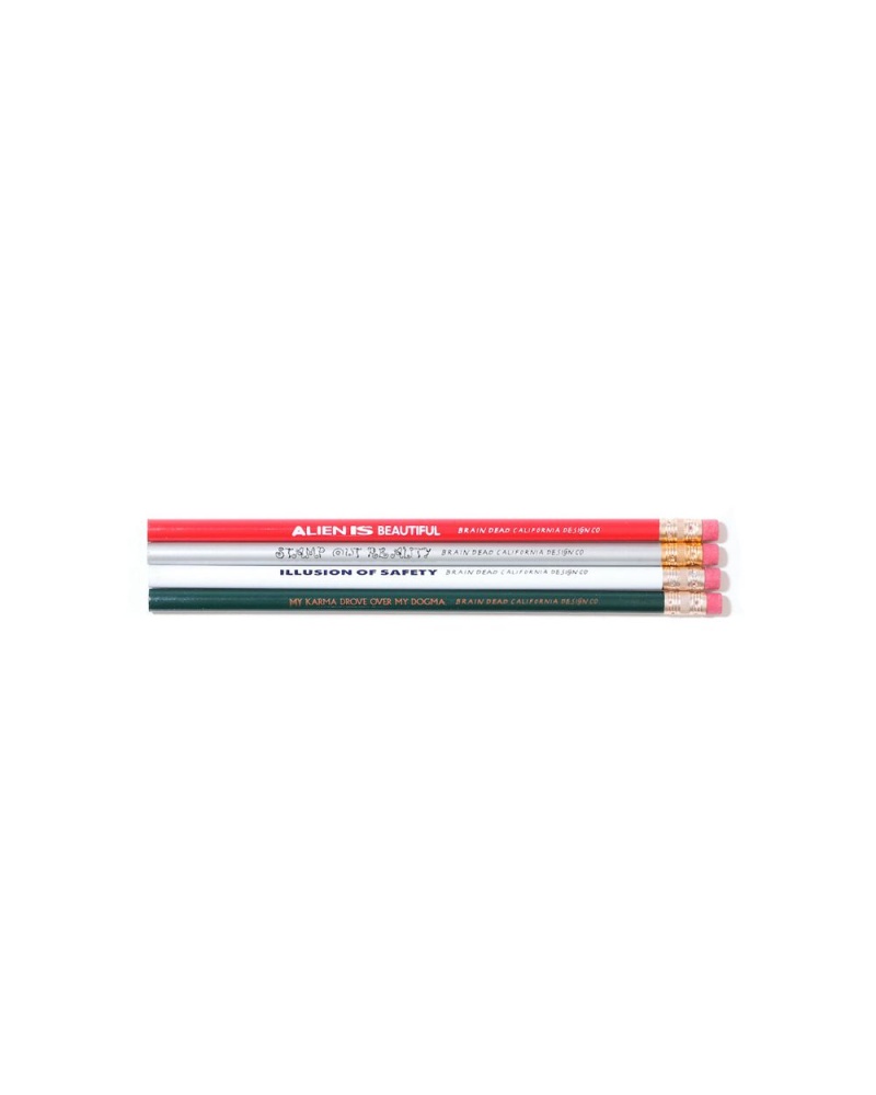 Black Brain Dead California Designs Pencil Pack Homeware | USA GWTQ36124