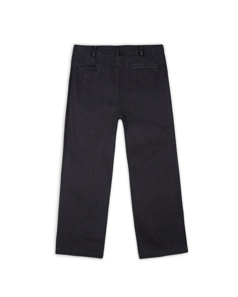 Black Brain Dead Connections Herringbone Pant | USA OTRS15237