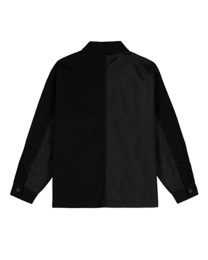 Black Brain Dead Doily Chore Jacket | USA WTQD25087